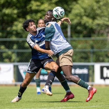 SWOLGEN , 12-07-2026 , Sportpark Kerkebos , pre season 2026 2027 , Dutch Keukenkampioen divisie , football , friendly match between Top Oss and - MSV Duisburg , picture shows TOP Oss player Franslyn Nsingi Top Oss - MSV Duisburg (friendly)  x204995125x Copyright: