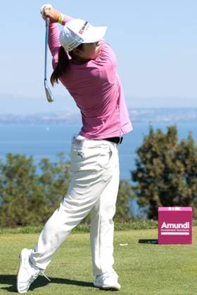 2026 THE ALMUNDI EVIAN CHAMPIONSHIP PHOTOPQR LE DAUPHINE Grégory YETCHMENIZA ; Évian-les-Bains ; 12 07 2026 ; Evian-les-Bains (Haute-Savoie), 12 juillet. 2026 THE ALMUNDI EVIAN CHAMPIONSHIP sur notre photo : Mao Saigo, Chiba, Japan. Grégory Yetchmeniza Le Dauphiné Libéré Évian-les-Bains Haute-Savoie Rhône-Alpes France  Copyright: xPHOTOPQR LExDAUPHINE MAXPPPxGrégoryxYETCHMENIZAx 20260712JDL1991 20260712JDL1991
