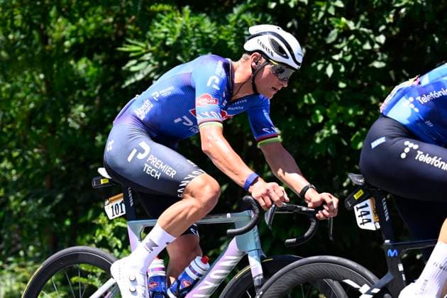 Tour de France 2026 Stage 9 USSEL, FRANCE - JULY 12 : Van Der Poel Mathieu (NED) of Alpecin - Premier Tech during stage 9 of the 113rd edition of Tour de France an UCI World Tour 2.UWT cycling road race stage for Men Elite of 185 km with start in Malemort and finish in Ussel on July 12, 2026 in Ussel, France, 12 07 2026 ( Motordriver Kurt Vandenborre - Ussel France  Copyright: xTomasxSiskx