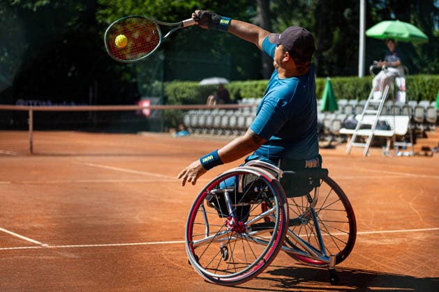 Leandro Pena BRA, Finaltag - 36. GERMAN OPEN 2026 - Beate Loddenkemper Trophy, Berlin, BTTC Grün-Weiß, 12.07.2026, *** Leandro Pena (BRA), Final Day 36 of the 2026 German Open Beate Loddenkemper Trophy, Berlin, BTTC Grün Weiß, July 12, 2026, Copyright: xClaudioxGärtnerx