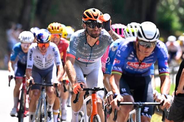 Tour de France 2026 Stage 9 USSEL, FRANCE - JULY 12 : Ganna Filippo (ITA) of Netcompany INEOS during stage 9 of the 113rd edition of Tour de France an UCI World Tour 2.UWT cycling road race stage for Men Elite of 185 km with start in Malemort and finish in Ussel on July 12, 2026 in Ussel, France, 12 07 2026 ( Motordriver Kurt Vandenborre - Ussel France  Copyright: xTomasxSiskx