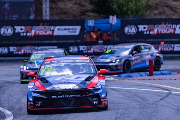 July 12, 2026, Vila Real, Vila Real, Portugal: VILA REAL, PORTUGAL - July 12: Norbert Michelisz of Hungry and BRC Hyundai N Squadra Corse seen on action in his Hyundai Elantra N EV TCR during FIA TCR World Tour at Circuito Internacional de Vila Real Race 1 on July 12, 2026 in Vila Real, Portugal Vila Real Portugal - ZUMAl192 20260712_zsp_l192_036 Copyright: xMiguelxLemosx