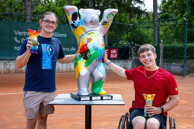 Sport Bilder des Tages Sieger Herren Einzel: Anderson Parker AUS und Sieger Herren Quads: Benjamin Wenzel AUS, Finaltag - 36. GERMAN OPEN 2026 - Beate Loddenkemper Trophy, Berlin, BTTC Grün-Weiß, 12.07.2026, *** Men s Singles Champion Anderson Parker (AUS) and Men s Quads Champion Benjamin Wenzel (AUS), Final Day 36 of the 2026 German Open Beate Loddenkemper Trophy, Berlin, BTTC Grün Weiß, July 12, 2026, Copyright: xClaudioxGärtnerx