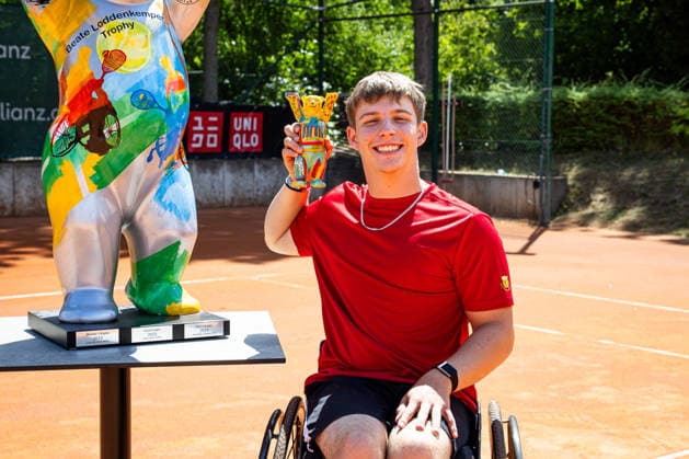 Sieger Herren Quads: Benjamin Wenzel AUS, Finaltag - 36. GERMAN OPEN 2026 - Beate Loddenkemper Trophy, Berlin, BTTC Grün-Weiß, 12.07.2026, *** Men s Quads Champion Benjamin Wenzel (AUS), Final Day 36 of the 2026 German Open Beate Loddenkemper Trophy, Berlin, BTTC Grün Weiß, July 12, 2026, Copyright: xClaudioxGärtnerx