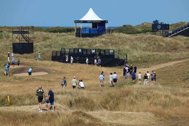 154th Open Golf Championships - Practise Day A general view of the course during practise day at the British Open Golf Championships at Royal Birkdale in Southport, Britain, 12 July 2026. SOUTHPORT UNITED KINGDOM  Copyright: xADAMxVAUGHANx