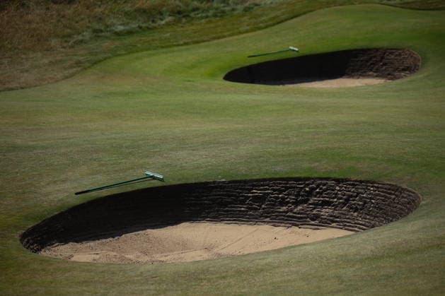 Sport Bilder des Tages 154th Open Golf Championships - Practise Day A general view of the course during practise day at the British Open Golf Championships at Royal Birkdale in Southport, Britain, 12 July 2026. SOUTHPORT UNITED KINGDOM  Copyright: xADAMxVAUGHANx