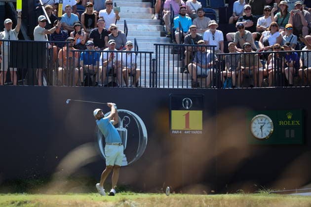 154th Open Golf Championships - Practise Day Scottie Scheffler of the USA tees off during practise day at the British Open Golf Championships at Royal Birkdale in Southport, Britain, 12 July 2026. SOUTHPORT UNITED KINGDOM  Copyright: xADAMxVAUGHANx