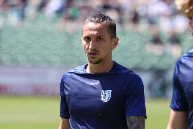Deutschland: Freundschaftsspiel 2026 - 2027, BSG Chemie Leipzig - 1. FC Magdeburg, Alfred-Kunze Sportpark (Leipzig): Baris Atik (1. FC Magdeburg, 23) Freisteller *** Germany Friendly Match 2026 2027, BSG Chemie Leipzig vs. 1 FC Magdeburg, Alfred Kunze Sportpark, Leipzig, Baris Atik (1 FC Magdeburg), 23 cutouts Copyright: xLucasxWalterx
