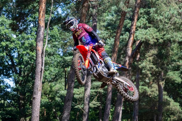 2026-07-12 - HALLE, NETHERLANDS - JULY 12: 84 Jeffrey Herlings (NED) during the at the Circuit de Kappenbulten on July 12, 2026 in Halle, Netherlands Halle Circuit de Kappenbulten Netherlands Content not available for redistribution in The Netherlands directly or indirectly through any third parties. Copyright: xEdwinxBlaauwbroekx