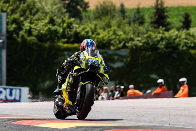 GER, Großer Preis von Deutschland, MotoGP. 11. Lauf, FIM Motorrad-Weltmeisterschaft. 12.07.2026, Sachsenring, Hohenstein-Ernstthal, GER, Großer Preis von Deutschland, MotoGP. 11. Lauf, FIM Motorrad-Weltmeisterschaft. 79, Ai Ogura, SuperFile Trackhouse MotoGP Team Â Foto: Alexander Trienitz Hohenstein-Ernstthal Sachsenring Sachsen Deutschland *** GER, German Grand Prix, MotoGP Round 11, FIM Motorcycle World Championship, July 12, 2026, Sachsenring, Hohenstein Ernstthal, GER, German Grand Prix, MotoGP Round 11, FIM Motorcycle World Championship 79, Ai Ogura, SuperFile Trackhouse MotoGP Team Photo by Alexander Trienitz, Hohenstein Ernstthal, Sachsenring, Saxony, Germany