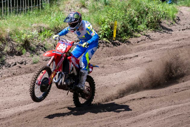 2026-07-12 - HALLE, NETHERLANDS - JULY 12: 84 Jeffrey Herlings (NED) during the at the Circuit de Kappenbulten on July 12, 2026 in Halle, Netherlands Halle Circuit de Kappenbulten Netherlands Content not available for redistribution in The Netherlands directly or indirectly through any third parties. Copyright: xEdwinxBlaauwbroekx
