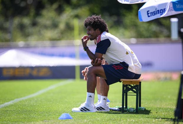 Fussball Regionalliga Sued Bayern 2026 2027 Testspiel 12.07.2026 SV Kickers Stuttgart - FC Bayern Muenchen II Trainer Costa Santos Dante (FC Bayern Muenchen II) *** Soccer: Southern Bavaria Regional League 2026–2027, Friendly Match, July 12, 2026, SV Kickers Stuttgart vs. FC Bayern Munich II, Coach: Costa Santos Dante, FC Bayern Munich II