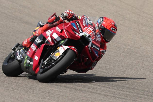 Hohenstein-Ernstthal, 12.07.26: Motorrad Grand Prix Deutschland 2026, Sachsenring. Marc Marquez (ESP) vom Ducati Lenovo Team faehrt auf der Strecke und gewinnt das Rennen. Motorrad Grand Prix Germany 2025 *** Hohenstein Ernstthal, July 12, 2026: 2026 German Motorcycle Grand Prix, Sachsenring. Marc Marquez (ESP) of the Ducati Lenovo Team races on the track and wins the 2025 German Motorcycle Grand Prix.