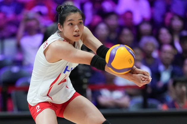 RECORD DATE NOT STATED Volleyball Nations League Hong Kong 2026 - Day 5 Zhuang Yushan (No.2) from team China during the match between Italy and China at Volleyball Nations League Hong Kong 2026 on July 12, 2026 in Hong Kong. (Photo by Ellan Mad Nexpher Images) Hong Kong