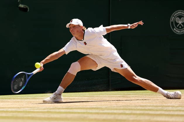 Cruz Hewitt during the Boys Singles Final Wimbledon Tennis Championships, Day 14, The All England Lawn Tennis and Croquet Club, London, UK - 12 Jul 2026London The All England Lawn Tennis and United Kingdom  Copyright: xEllaxLing Shutterstockx 16981034b
