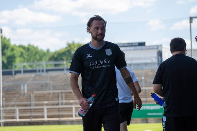 12.07.2026, xhfmx, Fussball Testspiel, FSV Frankfurt - RW Walldorf Lukas Gottwalt (FSV Frankfurt) (DFL DFB REGULATIONS PROHIBIT ANY USE OF PHOTOGRAPHS as IMAGE SEQUENCES and or QUASI-VIDEO) *** July 12, 2026, xhfmx, Soccer Friendly Match, FSV Frankfurt vs. RW Walldorf, Lukas Gottwalt, FSV Frankfurt, DFL, DFB. REGULATIONS PROHIBIT ANY USE OF PHOTOGRAPHS AS IMAGE SEQUENCES AND OR QUASI-VIDEO