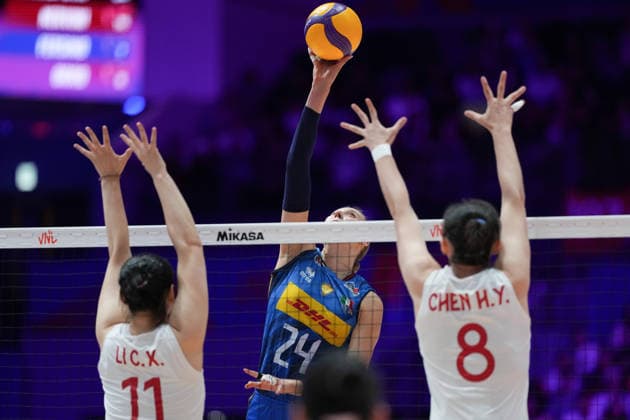 Volleyball, Nations League, Italy v China