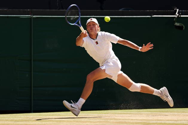 Cruz Hewitt during the Boys Singles Final Wimbledon Tennis Championships, Day 14, The All England Lawn Tennis and Croquet Club, London, UK - 12 Jul 2026London The All England Lawn Tennis and United Kingdom  Copyright: xEllaxLing Shutterstockx 16981034f