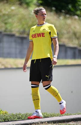 12.07.2026, xophax, Fussball , Regionalliga West .Frauenfussball. Borussia Dortmund. Testspiel in der Sportschule Hennef Borussia Dortmund gegen Eintracht Frankfurt II. Alexandra Popp ( Bor. Dortmund ) Koeln *** July 12, 2026, xophax, Soccer, Regionalliga West Women s Soccer, Borussia Dortmund, Friendly Match at the Hennef Sports School, Borussia Dortmund vs. Eintracht Frankfurt II, Alexandra Popp, Bor Dortmund, Cologne