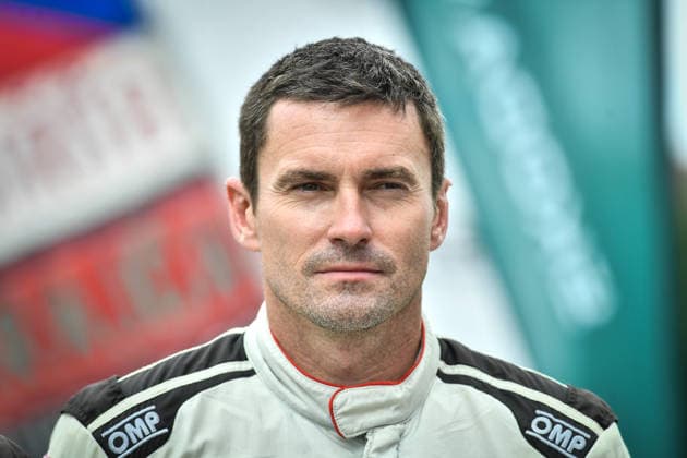 Bohemia Rally, the fourth round of the Czech Rally Championship, in Mlada Boleslav, Czech Republic, on July 12, 2026. Jan Kopecky is seen during the closing ceremony. (CTKxPhoto VitxCerny) CTKPhotoP2026071204104  CTKPhotoP2026071204104