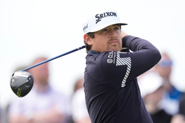 NORTH BERWICK, SCOTLAND - JULY 12: Darius Van Driel plays from the second tee during Round 4 of the Genesis Scottish Open at the Renaissance Club, North Berwick on July 12, 2026 in North Berwick, Scotland Genesis Scottish Open Round 4