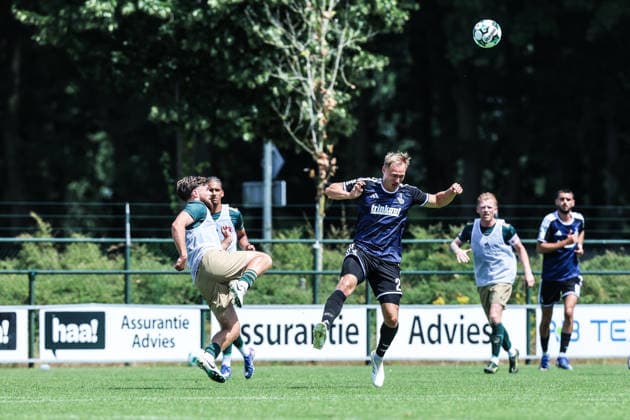 Fussball, 3.Liga Saison 2026 2027 Testspiel TOP Oss - MSV Duisburg 12.07.2026, De Kerkebos Florian Krüger (MSV Duisburg, 26) Swolgen De Kerkebos Niederlande *** Sports, Soccer, 3rd Division, 2026–2027 Season, Friendly Match: TOP Oss vs. MSV Duisburg, July 12, 2026, De Kerkebos, Florian Krüger, MSV Duisburg, 26 Swolgen, De Kerkebos, Netherlands