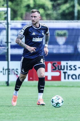 Fussball, 3.Liga Saison 2026 2027 Testspiel TOP Oss - MSV Duisburg 12.07.2026, De Kerkebos Alexander Hahn (MSV Duisburg, 42) Swolgen De Kerkebos Niederlande *** Sports, Soccer, 3rd Division, 2026–2027 Season, Friendly Match: TOP Oss vs. MSV Duisburg, July 12, 2026, De Kerkebos, Alexander Hahn (MSV Duisburg), 42, Swolgen, De Kerkebos, Netherlands