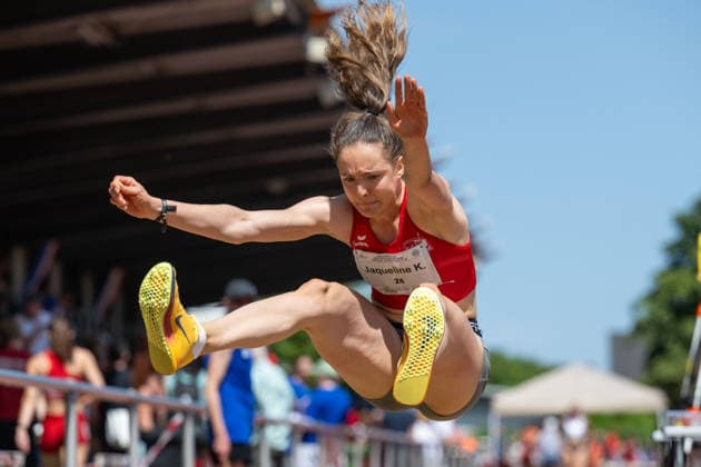 RECORD DATE NOT STATED Norddeutsche Leichtathletik Meisterschaften - Bremen, Deutschland 12.07.2026 BREMEN, DEUTSCHLAND - JULY 12: Jaqueline KOHL (Start Nr. 24, SC Potsdam e.V.) during the Norddeutsche Leichtathletik Meisterschaften at Bremen on July 12, 2026 in Bremen, Deutschland. *** North German Track and Field Championships, Bremen, Germany, July 12, 2026 BREMEN, GERMANY JULY 12 Jaqueline KOHL, Start No. 24, SC Potsdam e.V., during the North German Track and Field Championships in Bremen on July 12, 2026 in Bremen, Germany Copyright: xBEAUTIFULxSPORTS PeterxWeberx