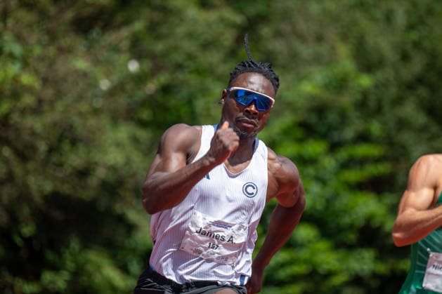 RECORD DATE NOT STATED Norddeutsche Leichtathletik Meisterschaften - Bremen, Deutschland 12.07.2026 BREMEN, DEUTSCHLAND - JULY 12: James ADEBOLA (Start Nr. 157, SCC Berlin) during the Norddeutsche Leichtathletik Meisterschaften at Bremen on July 12, 2026 in Bremen, Deutschland. *** North German Track and Field Championships, Bremen, Germany, July 12, 2026 BREMEN, GERMANY JULY 12 James ADEBOLA Start No. 157, SCC Berlin during the North German Track and Field Championships in Bremen on July 12, 2026, in Bremen, Germany Copyright: xBEAUTIFULxSPORTS PeterxWeberx