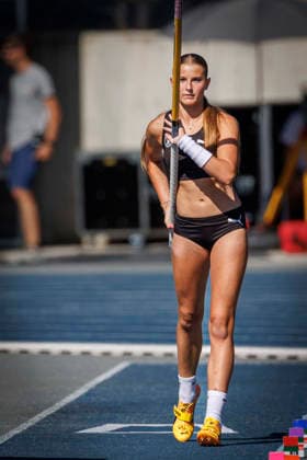85. Deutsche Meisterschaften U20; Bochum, 12.07.2026 Emma Gense (MTG Mannheim); 85. Deutsche Meisterschaften U20 am 12.07.2026 im Lohrheidestadion, Bochum (Nordrhein-Westfalen) *** 85th German U20 Championships, Bochum, July 12, 2026 Emma Gense, MTG Mannheim 85th German U20 Championships on July 12, 2026, at Lohrheidestadion, Bochum, North Rhine-Westphalia Copyright: xBEAUTIFULxSPORTS B.Hoffmannx