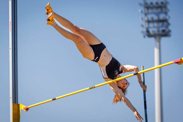 85. Deutsche Meisterschaften U20; Bochum, 12.07.2026 Anna Hiesinger (LAZ Ludwigsburg); 85. Deutsche Meisterschaften U20 am 12.07.2026 im Lohrheidestadion, Bochum (Nordrhein-Westfalen) *** 85th German U20 Championships, Bochum, July 12, 2026 Anna Hiesinger, LAZ Ludwigsburg 85th German U20 Championships on July 12, 2026, at Lohrheidestadion, Bochum, North Rhine-Westphalia Copyright: xBEAUTIFULxSPORTS B.Hoffmannx