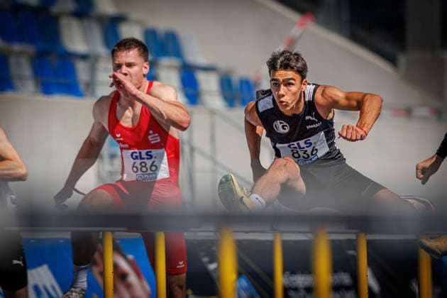 85. Deutsche Meisterschaften U20; Bochum, 12.07.2026 Luke Van Heiss (LG Aachen); 85. Deutsche Meisterschaften U20 am 12.07.2026 im Lohrheidestadion, Bochum (Nordrhein-Westfalen) *** 85th German U20 Championships, Bochum, July 12, 2026; Luke Van Heiss, LG Aachen; 85th German U20 Championships on July 12, 2026, at Lohrheidestadion, Bochum, North Rhine-Westphalia Copyright: xBEAUTIFULxSPORTS B.Hoffmannx