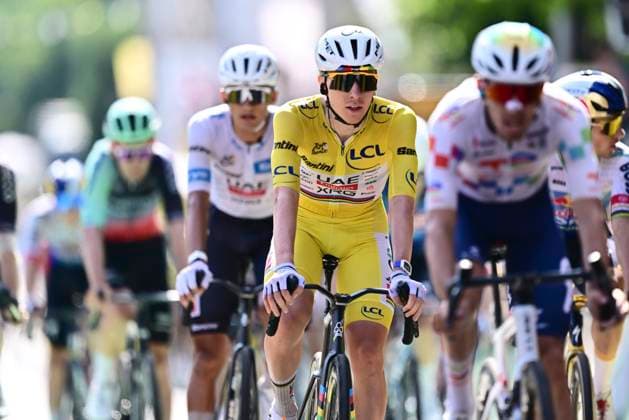 Tour de France 2026 Stage 9 USSEL, FRANCE - JULY 12 : Pogacar Tadej (SLO) of UAE Team Emirates - XRG during stage 9 of the 113rd edition of Tour de France an UCI World Tour 2.UWT cycling road race stage for Men Elite of 185 km with start in Malemort and finish in Ussel on July 12, 2026 in Ussel, France, 12 07 2026 ( Motordriver Kurt Vandenborre - Ussel France  Copyright: xPeterxDexVoechtx