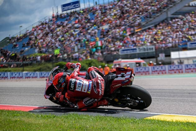 Motorrad Grand Prix Deutschland 2026, Sachsenring MotoGP 12.07.2026 ab 9.00Uhr Uhr Hohenstein-Ernstthal, Sachsenring Im Foto: 93 Marc Marquez Ducati Lenovo Team Motorrad Grand Prix Deutschland 2026, Sachsenring MotoGP Hohenstein-Ernsttal Sachsen Deutschland *** 2026 German Motorcycle Grand Prix, Sachsenring MotoGP, July 12, 2026, starting at 9:00 a.m., Hohenstein-Ernstthal, Sachsenring. Pictured: No. 93 Marc Marquez, Ducati Lenovo Team, 2026 German Motorcycle Grand Prix, Sachsenring MotoGP, Hohenstein-Ernstthal, Saxony, Germany Copyright: xEHLxMedia MichelxKöhlerx 20261207-Rennen der MotoGP-Sachsenring_011