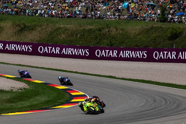 GER, Großer Preis von Deutschland, MotoGP. 11. Lauf, FIM Motorrad-Weltmeisterschaft. 12.07.2026, Sachsenring, Hohenstein-Ernstthal, GER, Großer Preis von Deutschland, MotoGP. 11. Lauf, FIM Motorrad-Weltmeisterschaft. 21, Franco Morbidelli, Pertamina Enduro VR46 Racing Team Â Foto: Alexander Trienitz Hohenstein-Ernstthal Sachsenring Sachsen Deutschland *** GER, German Grand Prix, MotoGP Round 11, FIM Motorcycle World Championship, July 12, 2026, Sachsenring, Hohenstein Ernstthal, GER, German Grand Prix, MotoGP Round 11, FIM Motorcycle World Championship 21, Franco Morbidelli, Pertamina Enduro VR46 Racing Team. Photo by Alexander Trienitz, Hohenstein Ernstthal, Sachsenring, Saxony, Germany