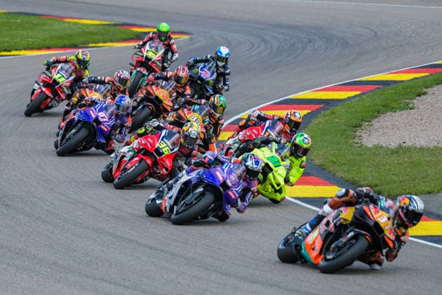 Motorrad Grand Prix Deutschland 2026, Sachsenring MotoGP 12.07.2026 ab 9.00Uhr Uhr Hohenstein-Ernstthal, Sachsenring Im Foto: Motorrad Grand Prix Deutschland 2026, Sachsenring MotoGP Motorrad Grand Prix Deutschland 2026, Sachsenring MotoGP Hohenstein-Ernsttal Sachsen Deutschland *** 2026 German Motorcycle Grand Prix, Sachsenring MotoGP, July 12, 2026, starting at 9:00 a.m., Hohenstein Ernstthal, Sachsenring. Pictured: 2026 German Motorcycle Grand Prix, Sachsenring MotoGP. 2026 German Motorcycle Grand Prix, Sachsenring MotoGP, Hohenstein-Ernstthal, Saxony, Germany Copyright: xEHLxMedia MichelxKöhlerx 20261207-Rennen der MotoGP-Sachsenring_055