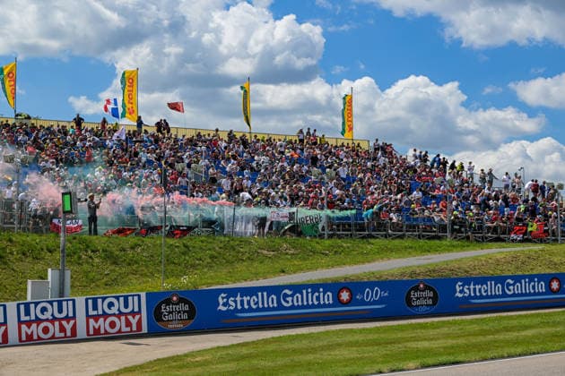 Motorrad Grand Prix Deutschland 2026, Sachsenring MotoGP 12.07.2026 ab 9.00Uhr Uhr Hohenstein-Ernstthal, Sachsenring Im Foto: Motorrad Grand Prix Deutschland 2026, Sachsenring MotoGP Motorrad Grand Prix Deutschland 2026, Sachsenring MotoGP Hohenstein-Ernsttal Sachsen Deutschland *** 2026 German Motorcycle Grand Prix, Sachsenring MotoGP, July 12, 2026, starting at 9:00 a.m., Hohenstein Ernstthal, Sachsenring. Pictured: 2026 German Motorcycle Grand Prix, Sachsenring MotoGP. 2026 German Motorcycle Grand Prix, Sachsenring MotoGP, Hohenstein-Ernstthal, Saxony, Germany Copyright: xEHLxMedia MichelxKöhlerx 20261207-Rennen der MotoGP-Sachsenring_002