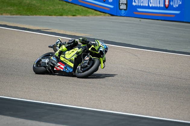 Motorrad Grand Prix Deutschland 2026, Sachsenring MotoGP 12.07.2026 ab 9.00Uhr Uhr Hohenstein-Ernstthal, Sachsenring Im Foto: 25 Raul Fernandez Trackhouse MotoGP Team Motorrad Grand Prix Deutschland 2026, Sachsenring MotoGP Hohenstein-Ernsttal Sachsen Deutschland *** 2026 German Motorcycle Grand Prix, Sachsenring MotoGP, July 12, 2026, starting at 9:00 a.m., Hohenstein-Ernstthal, Sachsenring. Pictured: No. 25 Raul Fernandez of the Trackhouse MotoGP Team at the 2026 German Motorcycle Grand Prix, Sachsenring MotoGP, Hohenstein-Ernstthal, Saxony, Germany Copyright: xEHLxMedia MichelxKöhlerx 20261207-Rennen der MotoGP-Sachsenring_006