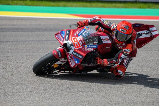 Motorrad Grand Prix Deutschland 2026, Sachsenring MotoGP 12.07.2026 ab 9.00Uhr Uhr Hohenstein-Ernstthal, Sachsenring Im Foto: 93 Marc Marquez Ducati Lenovo Team Motorrad Grand Prix Deutschland 2026, Sachsenring MotoGP Hohenstein-Ernsttal Sachsen Deutschland *** 2026 German Motorcycle Grand Prix, Sachsenring MotoGP, July 12, 2026, starting at 9:00 a.m., Hohenstein-Ernstthal, Sachsenring. Pictured: No. 93 Marc Marquez, Ducati Lenovo Team, 2026 German Motorcycle Grand Prix, Sachsenring MotoGP, Hohenstein-Ernstthal, Saxony, Germany Copyright: xEHLxMedia MichelxKöhlerx 20261207-Rennen der MotoGP-Sachsenring_093