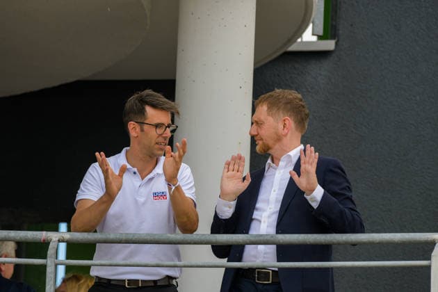 Sport Bilder des Tages Motorrad Grand Prix Deutschland 2026, Sachsenring MotoGP 12.07.2026 ab 9.00Uhr Uhr Hohenstein-Ernstthal, Sachsenring Im Foto: Minister Michael Kretschmar Motorrad Grand Prix Deutschland 2026, Sachsenring MotoGP Hohenstein-Ernsttal Sachsen Deutschland *** 2026 German Motorcycle Grand Prix, Sachsenring MotoGP, July 12, 2026, starting at 9:00 a.m., Hohenstein-Ernstthal, Sachsenring. Pictured: Minister Michael Kretschmar. 2026 German Motorcycle Grand Prix, Sachsenring MotoGP, Hohenstein-Ernstthal, Saxony, Germany Copyright: xEHLxMedia MichelxKöhlerx 20261207-Rennen der MotoGP-Sachsenring_100