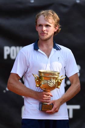 CONCORD IASI OPEN Final Erik Grevelius and Adam Heinonen of Sweden celebrate with the trophies during the Concord Iasi Open final, Challenger 100, against Ivan Sabanov and Matej Sabanov of Serbia, in Iasi, Romania, on July 12, 2026 Imago Images Alex Nicodim Copyright: xAlexxNicodimx