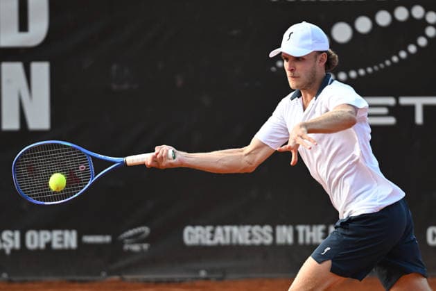 CONCORD IASI OPEN Final Erik Grevelius and Adam Heinonen of Sweden in action during the Concord Iasi Open final, Challenger 100, against Ivan Sabanov and Matej Sabanov of Serbia, in Iasi, Romania, on July 12, 2026. Imago Images Alex Nicodim Copyright: xAlexxNicodimx