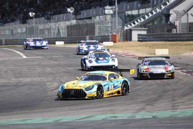RECORD DATE NOT STATED 26 Niko Hantke (GER) Felice Jelmini (ITA), Mercedes-AMG GT3, Team: PROsport Racing (GER) vor 77 Robin Rogalski (POL) Simon Connor Primm GER), Audi R8 LMS GT3 EVo II, Team: HGL Racing (GER) GER, Motorsport, ADAC GT Masters, Runde 4, Nuerburgring, Nuerburg, 12.07.2026 GER, Motorsport, ADAC GT Masters, Runde 4, Nuerburgring, Nuerburg, 12.07.2026 Nuerburg *** 26 Niko Hantke GER Felice Jelmini ITA, Mercedes AMG GT3, Team PROsport Racing GER ahead of 77 Robin Rogalski POL Simon Connor Primm GER, Audi R8 LMS GT3 Evo II, Team HGL Racing GER GER, Motorsports, ADAC GT Masters, Round 4, Nürburgring, Nürburg, July 12, 2026 GER, Motorsports, ADAC GT Masters, Round 4, Nürburgring, Nürburg, July 12, 2026 Nürburg Copyright: xEibner-Pressefoto JuergenxAugstx EP_JAT
