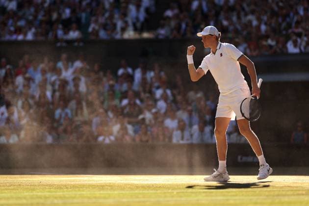 Jannik Sinner during the Men s Singles final Wimbledon Tennis Championships, Day 14, The All England Lawn Tennis and Croquet Club, London, UK - 12 Jul 2026London The All England Lawn Tennis and United Kingdom  Copyright: xEllaxLing Shutterstockx 16981034cb