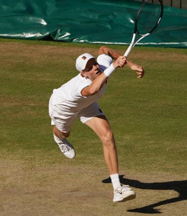 Tennis - 2026 Wimbledon Championships - Day Eleven (Week Two) - All England Lawn Tennis & Croquet Club, London - Sunday 12th July 2026 Centre Court - Mens singles Final Jannik Sinner (ITA) v Alexander Zverev (GER) Jannik Sinner (ITA) COLORSPORT ANDREW COWIE 