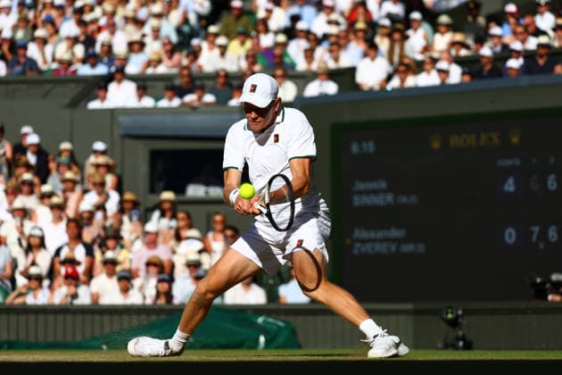 Jannik Sinner during the Men s Singles final Wimbledon Tennis Championships, Day 14, The All England Lawn Tennis and Croquet Club, London, UK - 12 Jul 2026London The All England Lawn Tennis and United Kingdom  Copyright: xJamesxMarsh Shutterstockx 16981035eo