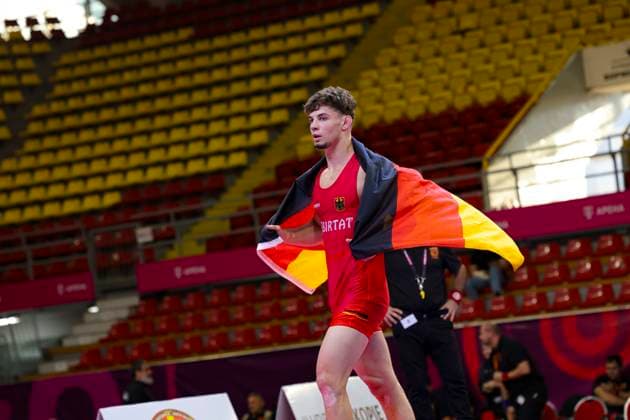 2025 U23 Wrestling World Championships 74kg FS - Manuel Wagin (GER) *** 2025 U23 Wrestling World Championships, 74 kg Freestyle: Manuel Wagin (GER)