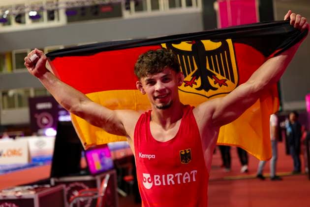 2025 U23 Wrestling World Championships 74kg FS - Manuel Wagin (GER) *** 2025 U23 Wrestling World Championships, 74 kg Freestyle: Manuel Wagin (GER)