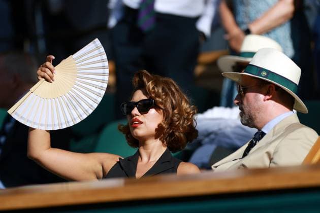 Raye and Paul Keen in the Royal Box on Centre Court Wimbledon Tennis Championships, Day 14, The All England Lawn Tennis and Croquet Club, London, UK - 12 Jul 2026London The All England Lawn Tennis and United Kingdom  Copyright: xJamesxMarsh Shutterstockx 16981035fd