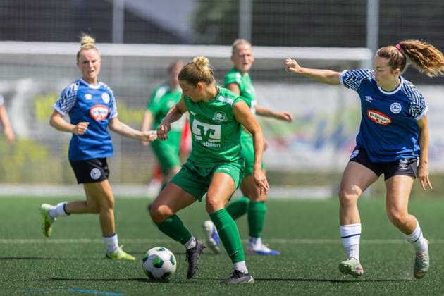 Fußball I Frauen I Freundschaftsspiel I DJK Arminia Ibbenbüren - DSC Arminia Bielefeld I 12.07.2026 Dana Gilhaus (7, DJK Arminia Ibbenbüren) Ibbenbüren Sportzentrum Schierloh NRW Deutschland *** Soccer I Women I Friendly Match I DJK Arminia Ibbenbüren vs. DSC Arminia Bielefeld I July 12, 2026 Dana Gilhaus 7, DJK Arminia Ibbenbüren, Ibbenbüren Sports Center Schierloh, North Rhine-Westphalia, Germany Copyright: xLobeca CedricxSiefkerx
